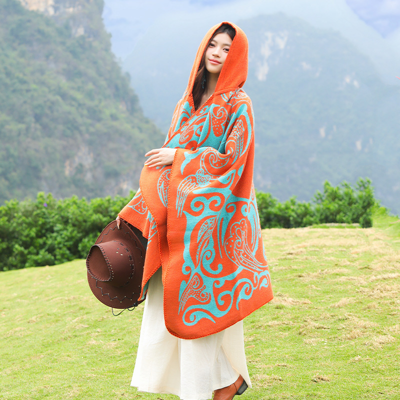 New Women's Hooded Shawl Warm  - Go Ethnic Fashion recension och pris