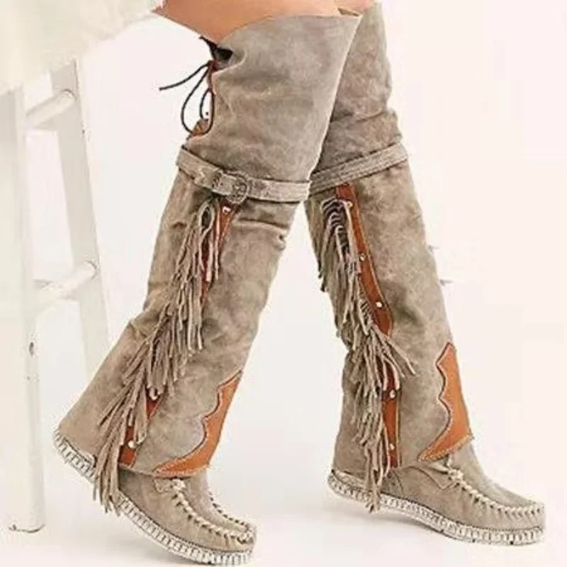Fashion Bohemia Knee-length Wo - Ethnic Fashion Women recension och pris