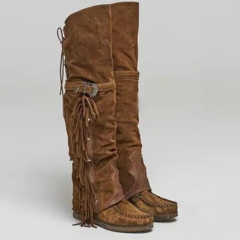 Fashion Bohemia Knee-length Wo - Ethnic Fashion Women recension och pris