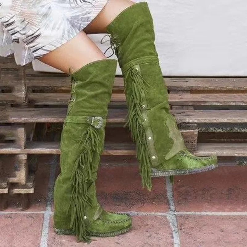 Fashion Bohemia Knee-length Wo - Ethnic Fashion Women recension och pris