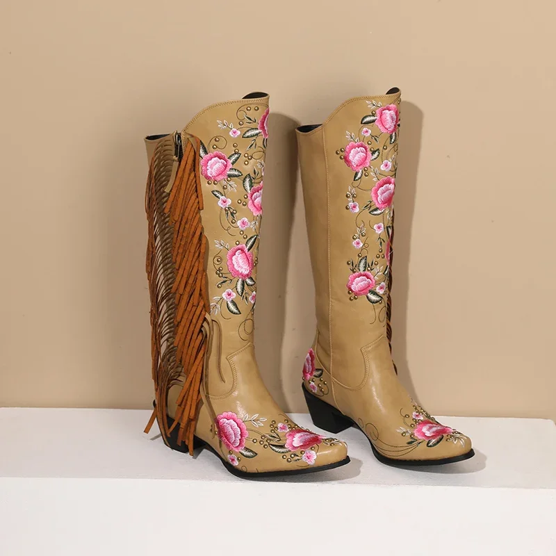 Fashion Embroidery Flower West - Ethnic Fashion Women recension och pris