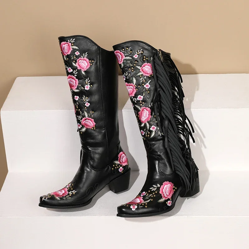 Fashion Embroidery Flower West - Ethnic Fashion Women recension och pris